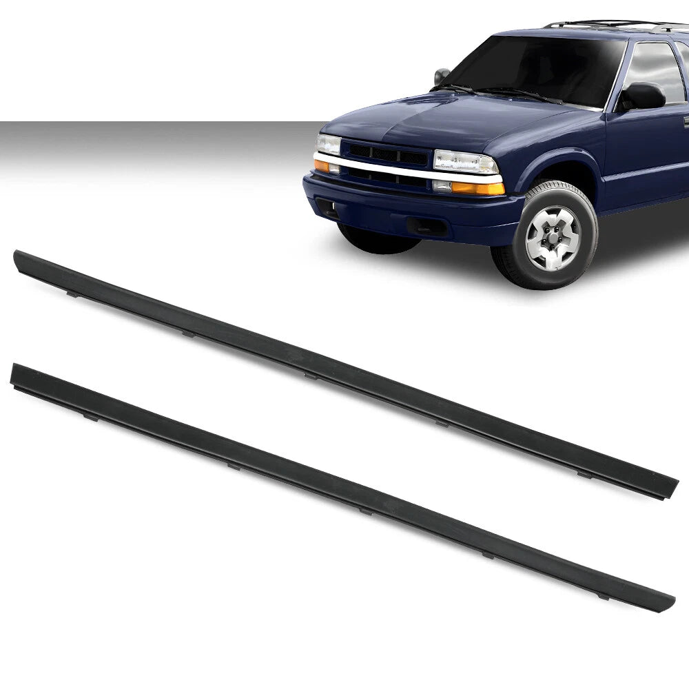 Set of 2 Window Sweep Weatherstrip Seals for S10 Blazer Jimmy Sonoma