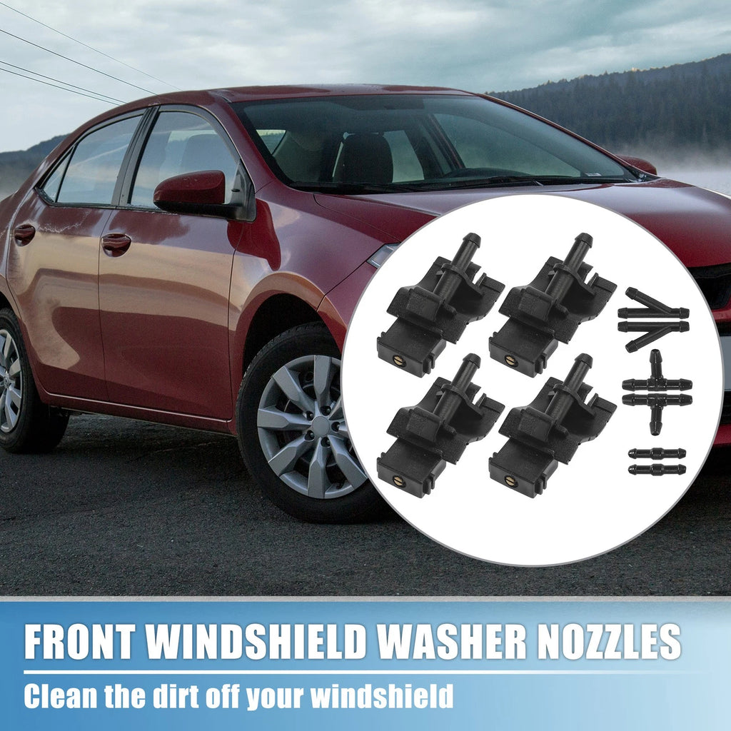 Set of 4 Windshield Washer Nozzles No. 85381-12300 for Toyota Corolla Altis