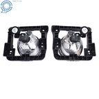 Set of 2 Fog Lights for Acura TSX (2009–2010) Black with Bulbs