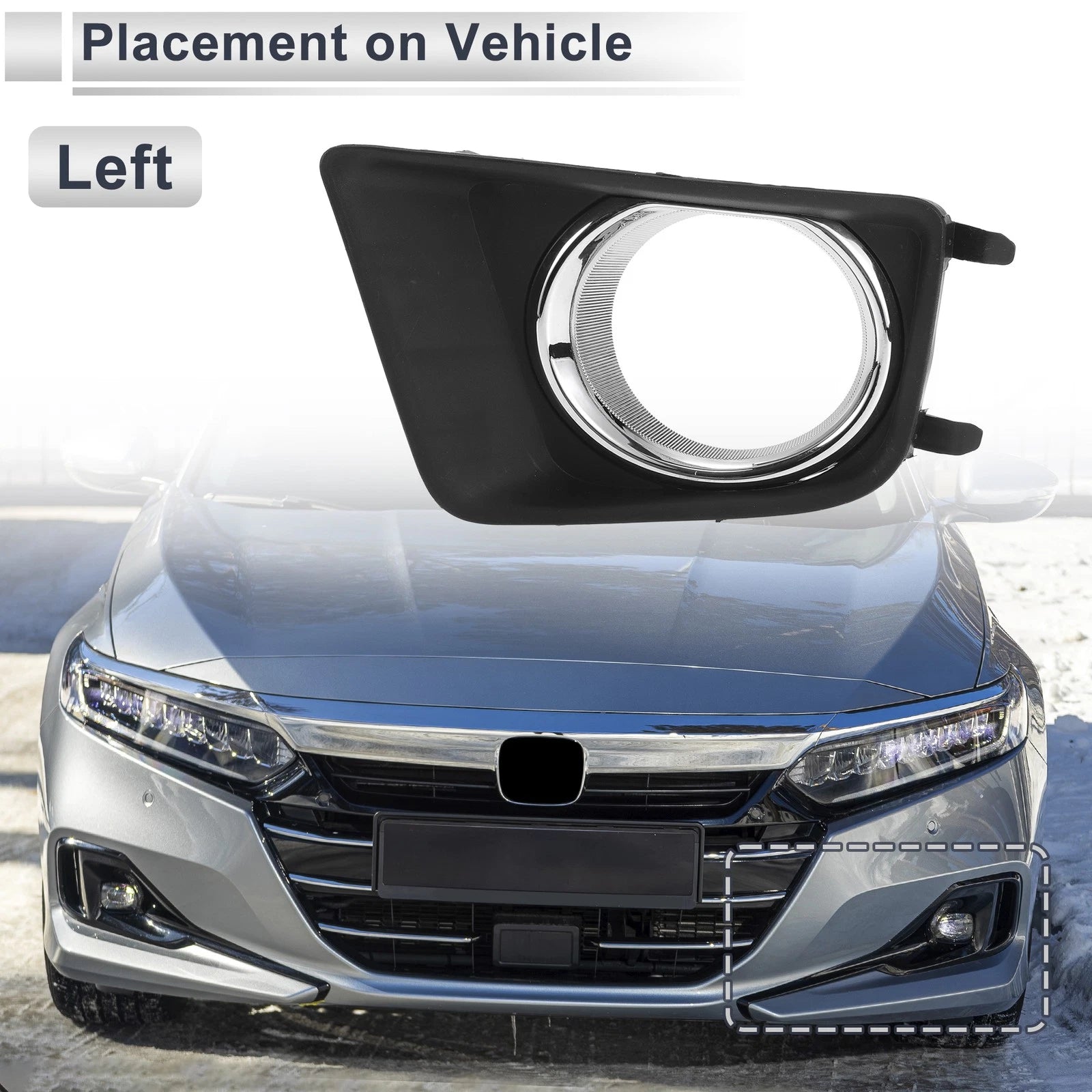 1 Pc Fog Light Grill for Toyota Tacoma (2012–2015) No. 8148204030
