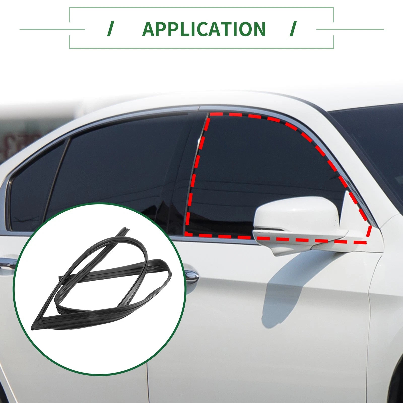Front Left Door Window Run Channel Seal Strip for Honda Accord (No. 72275SV4003)