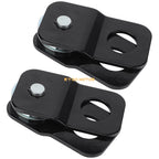 2 Snatch Block Recovery Pulleys for Off-Road ATV UTV (4 Ton, 8,000LB)