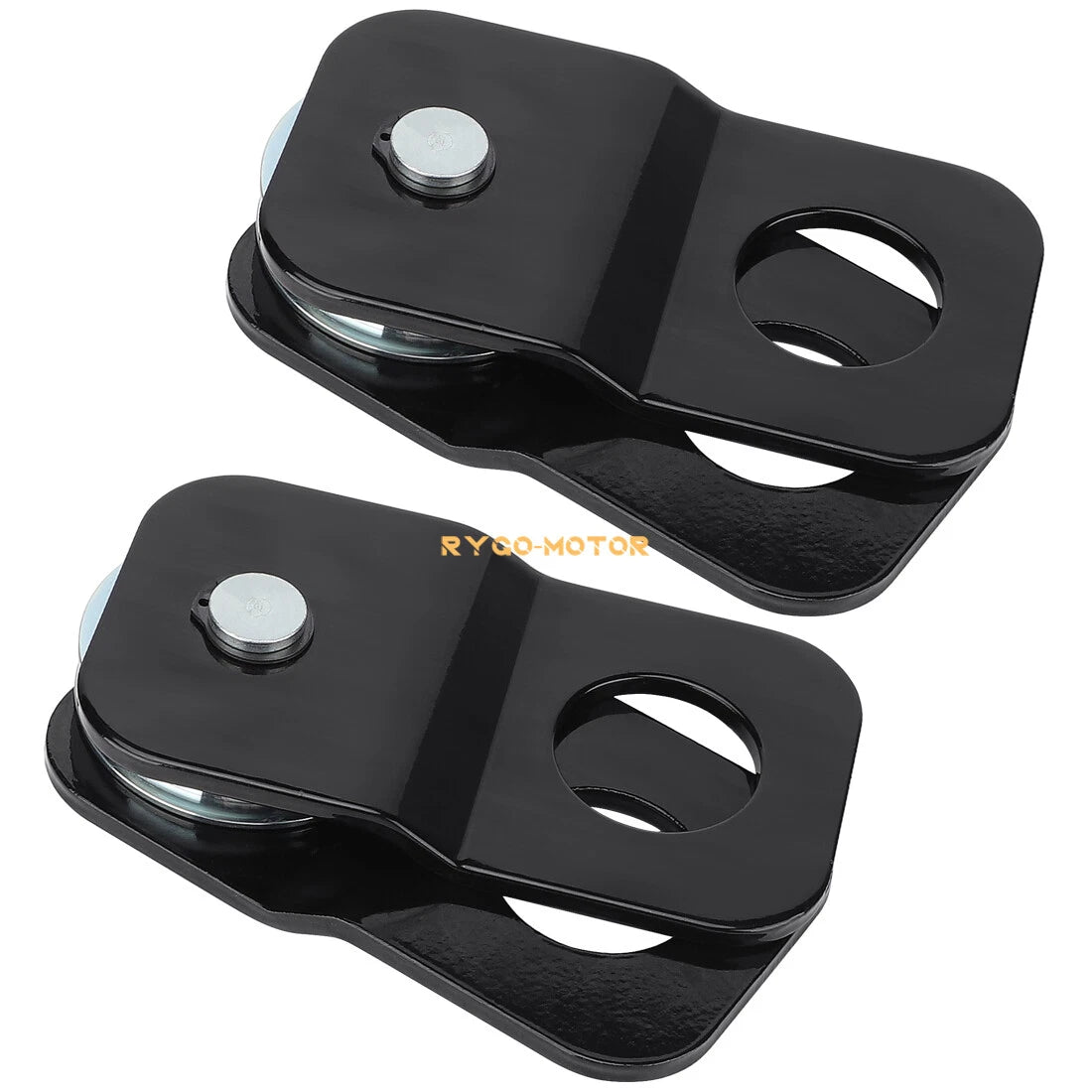 2 Snatch Block Recovery Pulleys for Off-Road ATV UTV (4 Ton, 8,000LB)