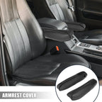 Front Seat Armrest Covers for Honda CR-V (2010-2011) - 1 Pair Black
