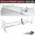 2 Bar Roof Ladder Rack for Ford E-150, GMC Savana, Chevrolet Express (1996–UP)