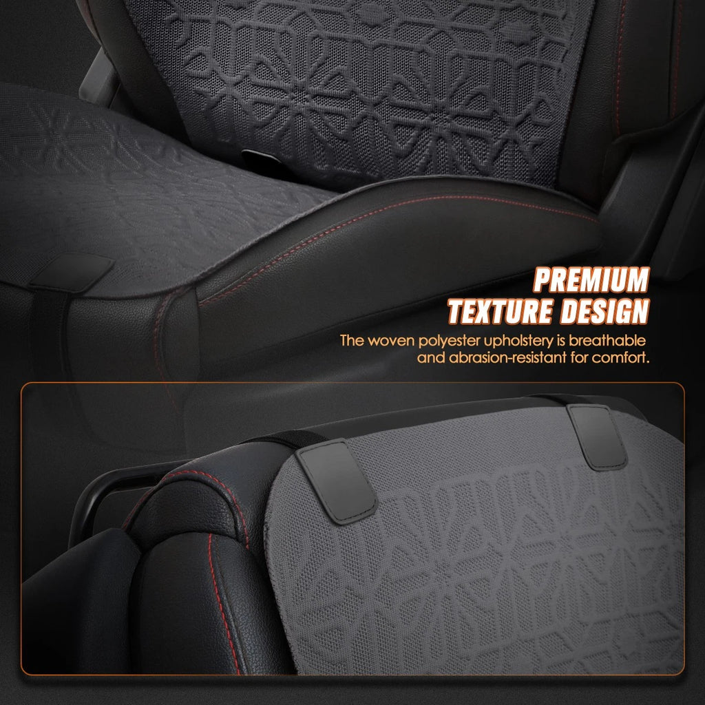 Front Row Bucket Seat Cover for Universal Vehicles (Protex Series, Grey)