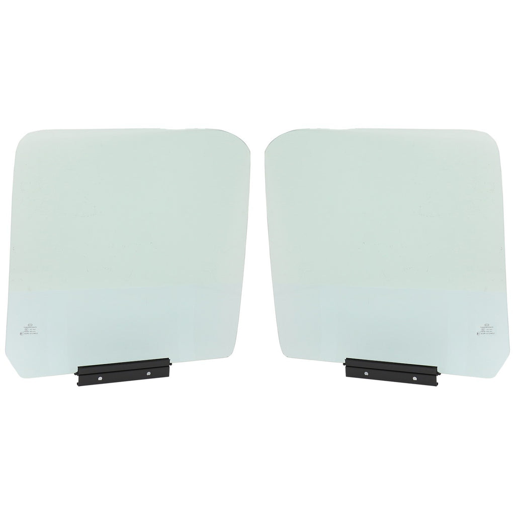 Set of 2 Door Glasses for Ford F250 F350