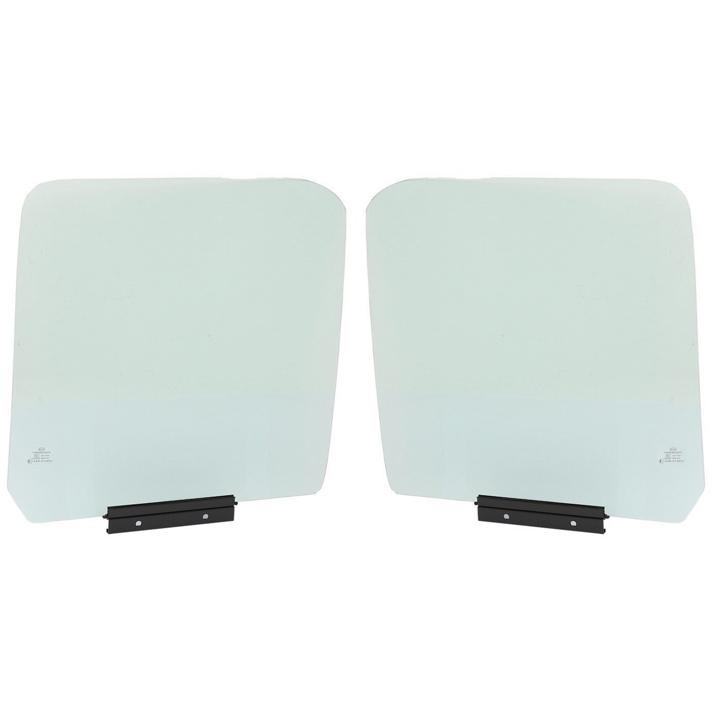 Set of 2 Door Glasses for Ford F250 F350
