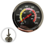 Oven Thermometer for JX-8K-1 (50-800°F) Stainless Steel Bimetallic