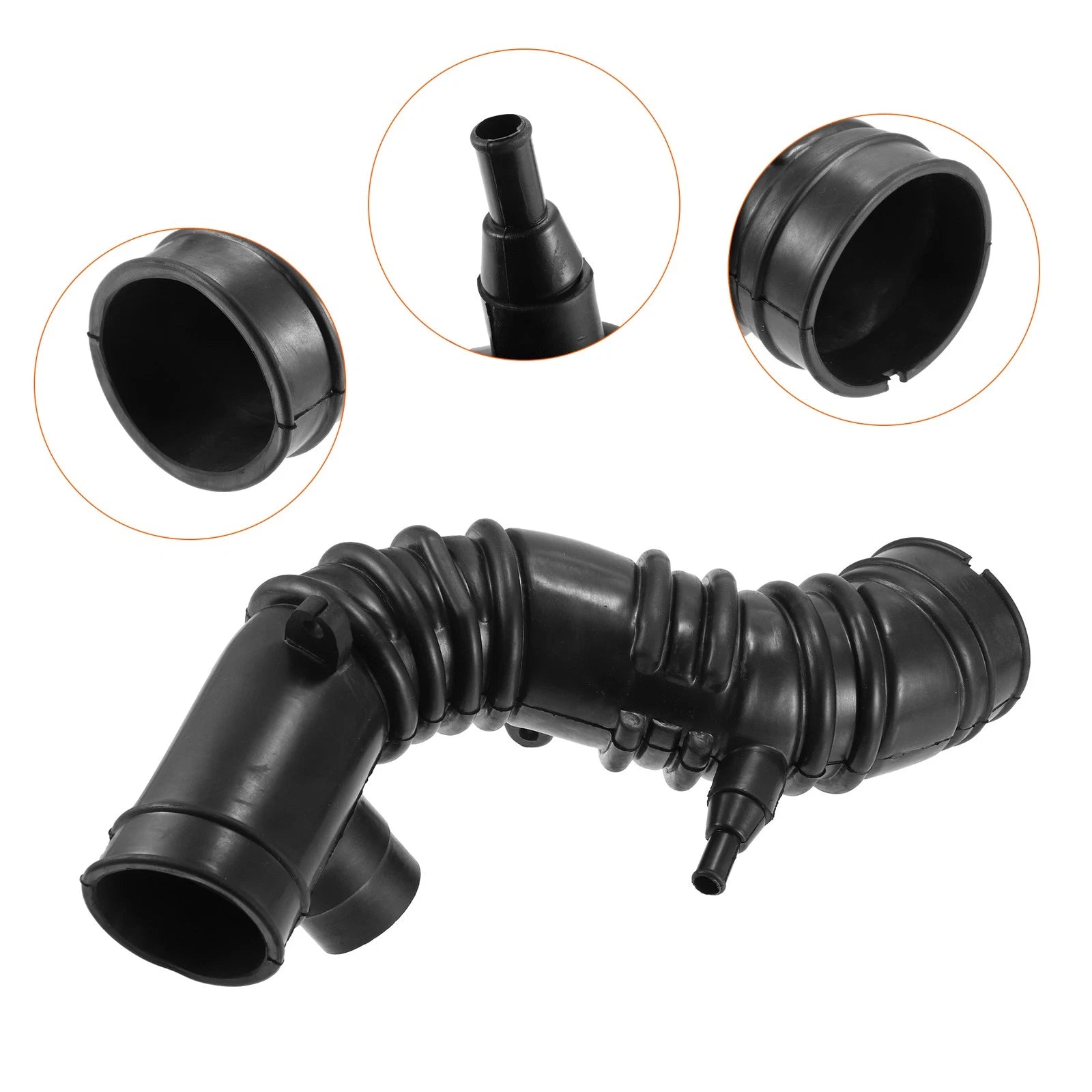 Engine Air Intake Hose Pipe Tube for Toyota Camry (17881-03110) Rubber Black