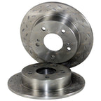 Rear Drilled + Slotted Disc Rotors for 200SX S14 S15 Silvia (1993-2002)