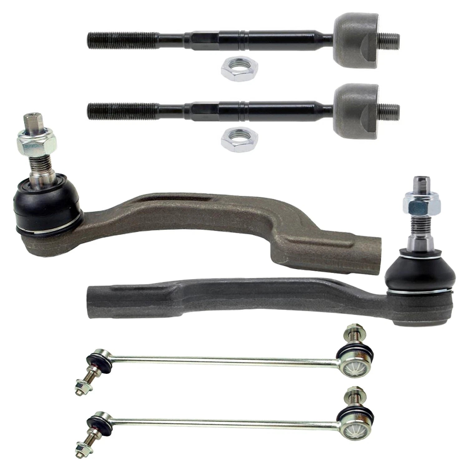 Set of 4 Mevotech Supreme Tie Rod Ends & Sway Bar Link Kit for QX30 (2017–2019)