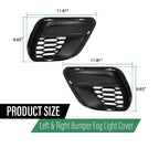 Set of 2 Front Bumper Fog Light Covers for Dodge Charger (2020–2023)