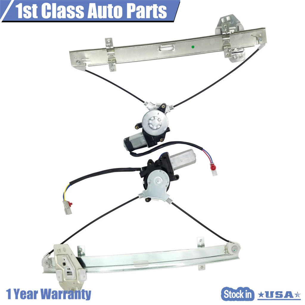 2X Power Window Regulator Motor Assembly for Honda Accord (1998-2002)