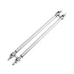 Adjustable Front Bumper Lip Splitter Strut Rod Tie Support Bar for Universal Car