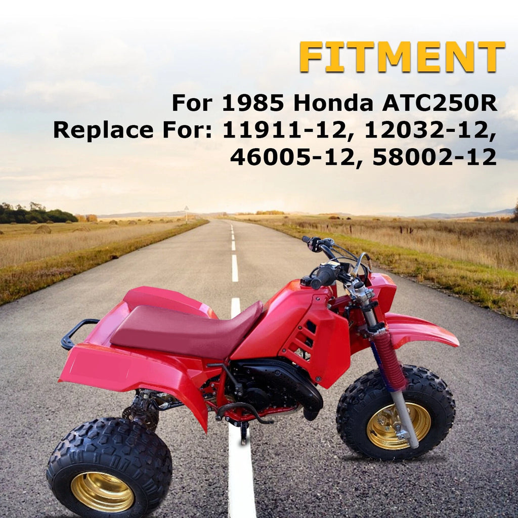Complete Plastic Fenders Set for Honda ATC250R (1985)