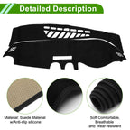 Dashboard Cover Mat for Audi A3 (2014–2020) Sun Protector Black