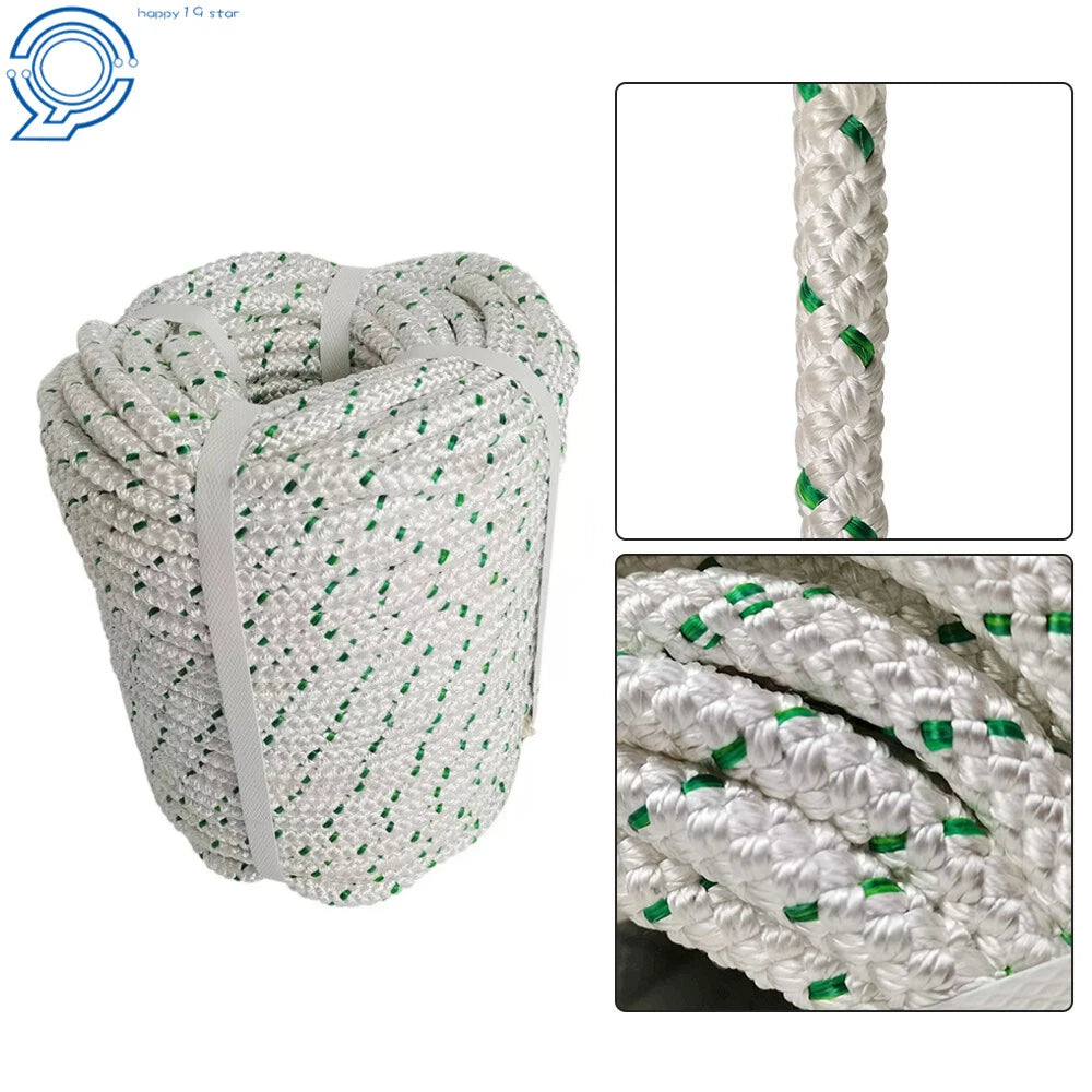 3/8" Double Braid Polyester Bull Rope for Various Applications (100')