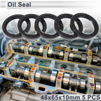 Set of 5 Oil Seal Rotary Shaft Seal NBR Rubber 48x65x10mm