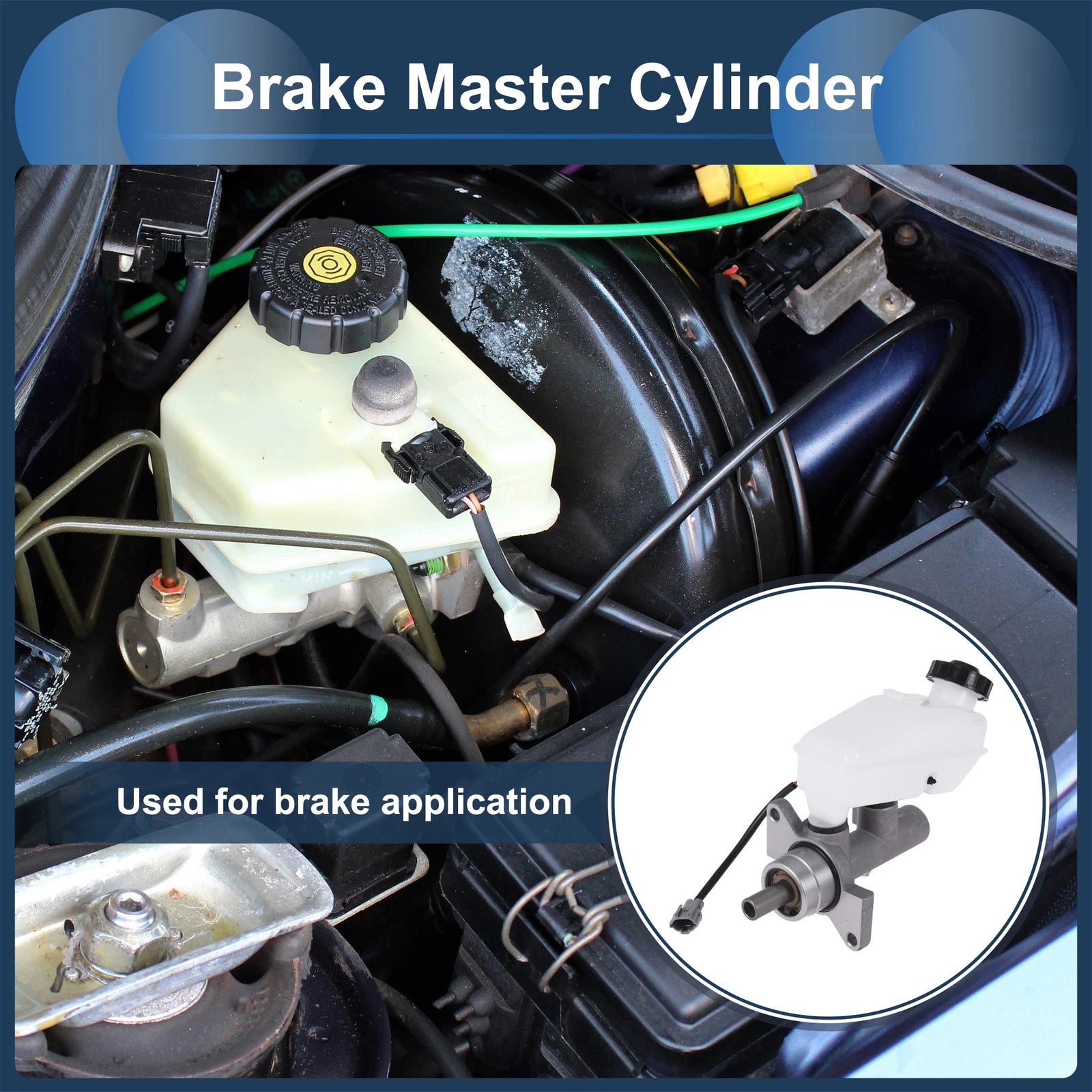 Brake Master Cylinder with Reservoir No. 83742807 for Chevrolet Aveo (2009–2017)
