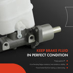 Brake Master Cylinder with Reservoir & Sensor for Jeep Liberty (2006–2007)
