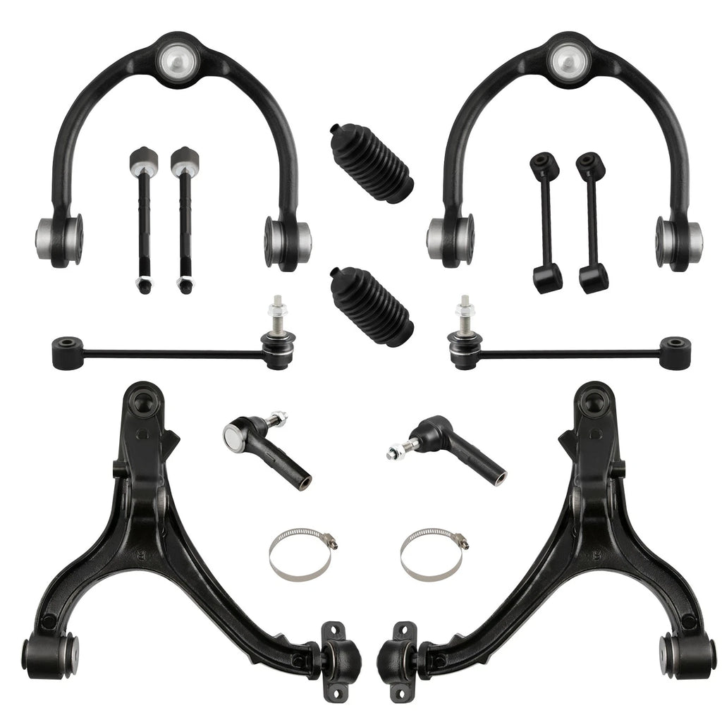 14x Front Suspension Control Arms Kit for Jeep Commander Grand Cherokee 2005-10