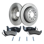 Brake Disc Rotors and Pads Kit for Lincoln Town Car (2003–2004)