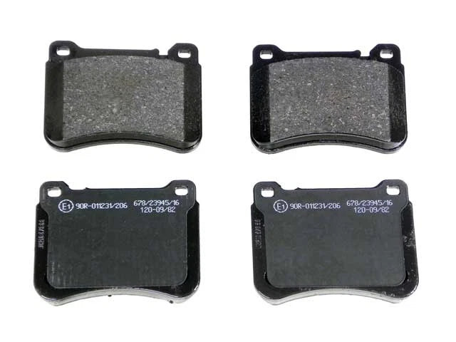 Set of 4 Hella Pagid Front Disc Brake Pads for Mercedes-Benz SLK350, C230 (2005–2011)