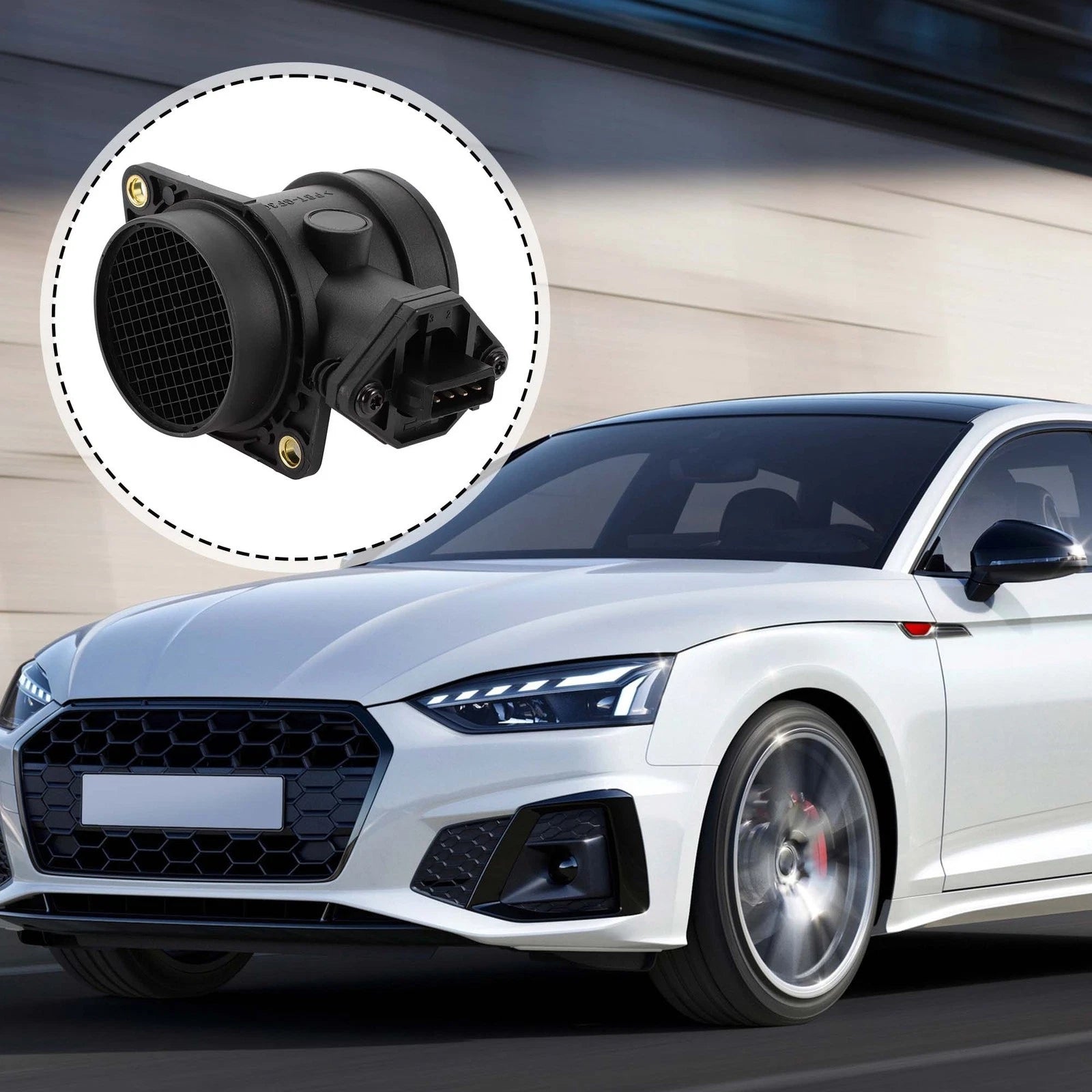 Mass Air Flow Sensor Assembly for Volkswagen Jetta Golf (1993–1998) No. 986280201