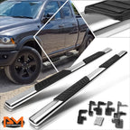 Set of 2 Chrome 5" Oval Side Step Nerf Bars for RAM 1500 (2019–2020)