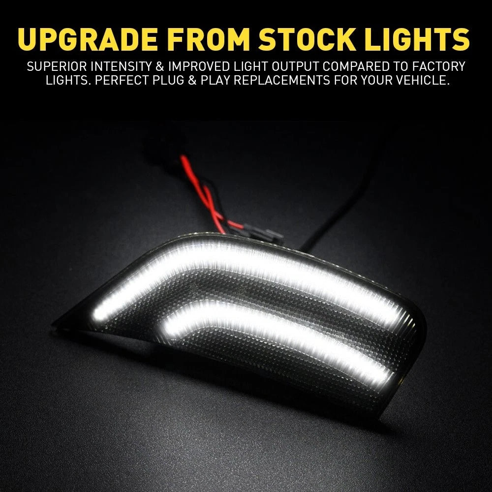 2X 3.5'' RGB LED Projector Fog Lights for Exv
