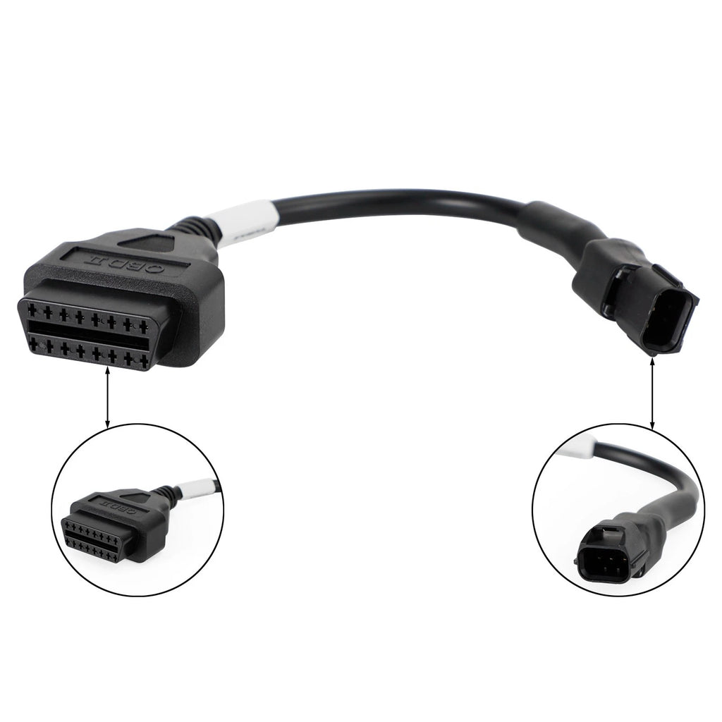 3 Pin to 16 Pin OBD Adapter for Kymco Motorcycle (OBD2)