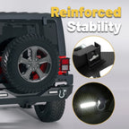 Rear Bumper w/ Tire Carrier & LED Lights for Jeep Wrangler JK Unlimited (2007–2018)