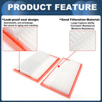 Engine Air Filter No. 642094280490 for Mercedes-Benz CLS500 (2006–2011) 1 Pair