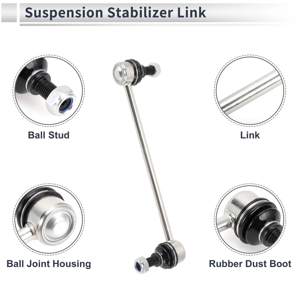 Front Stabilizer Bar Links Set of 2 with Bushings for Kia Magentis (2006–2010) No.K750032