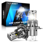 H4 LED Headlight Bulbs Kit for NOVSIGHT (60W 15000LM 6500K)