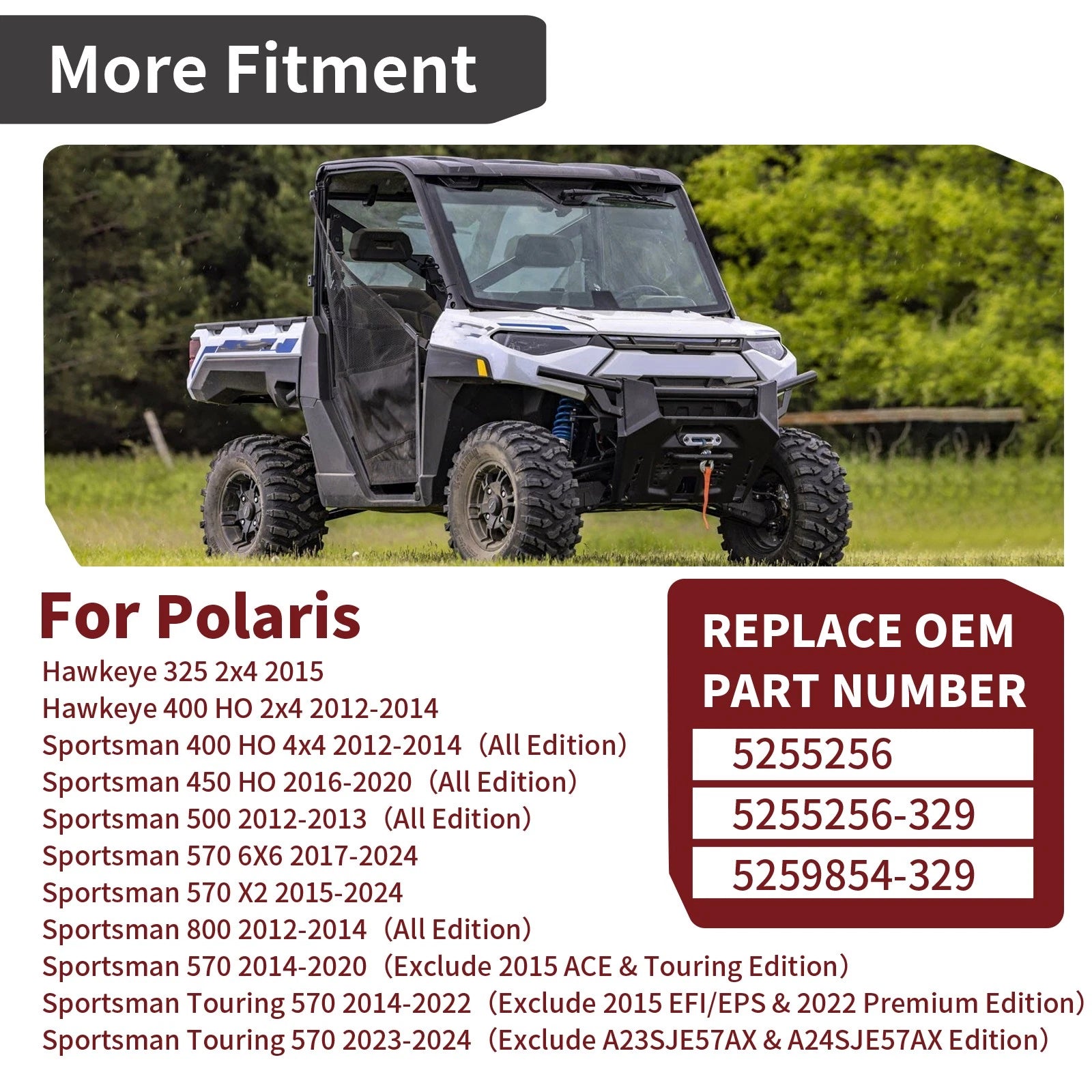Front Rack Pivot Bracket for Polaris Sportsman 800, Hawkeye 400 HO (2012–2014)