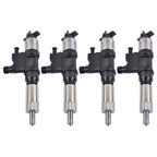 Set of 4 Fuel Injectors 086547479165 for Isuzu NPR NPR-HD 4HK1 (2001–2007)