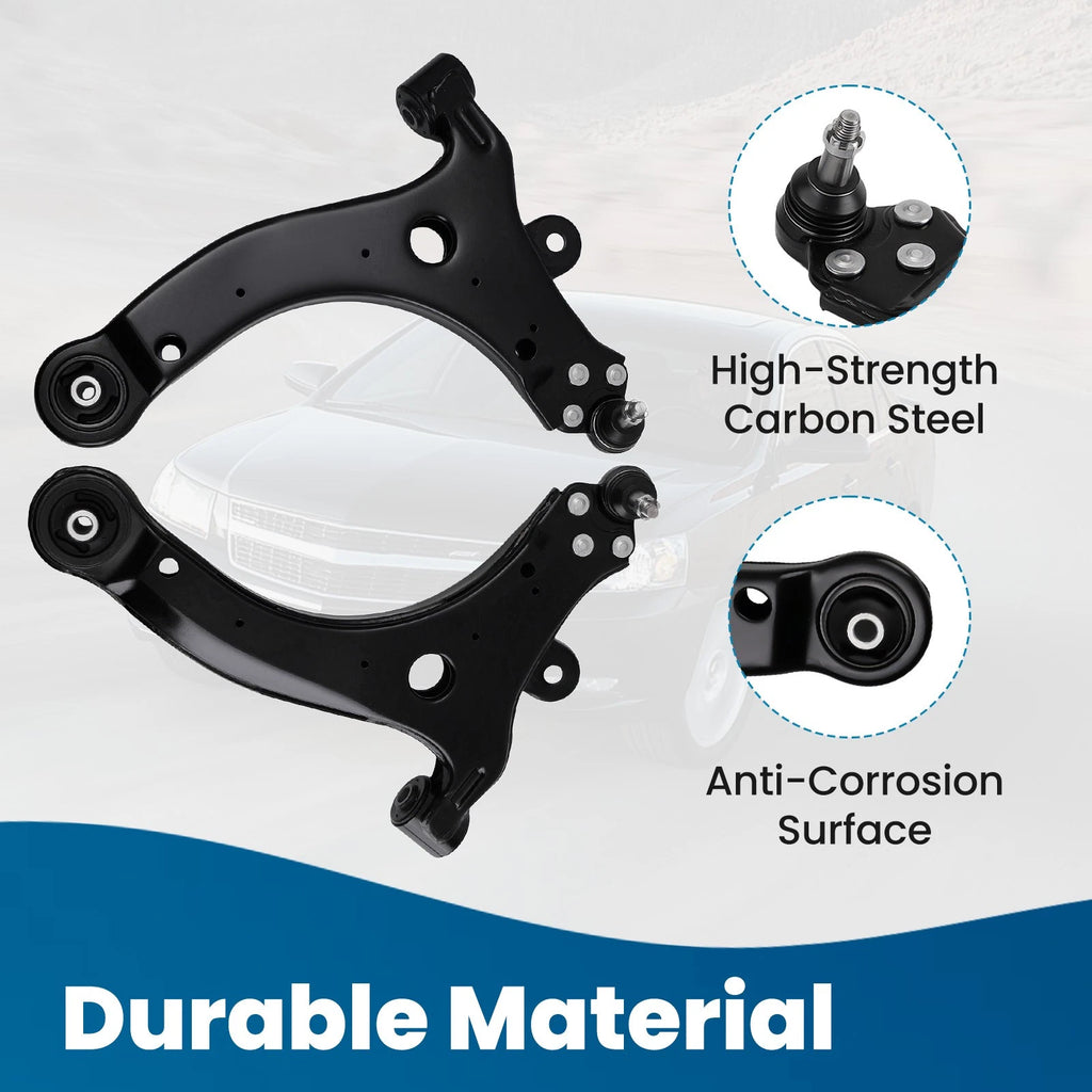 Front Lower Control Arms Suspension Kit for 2005-2009 Buick Allure LaCrosse