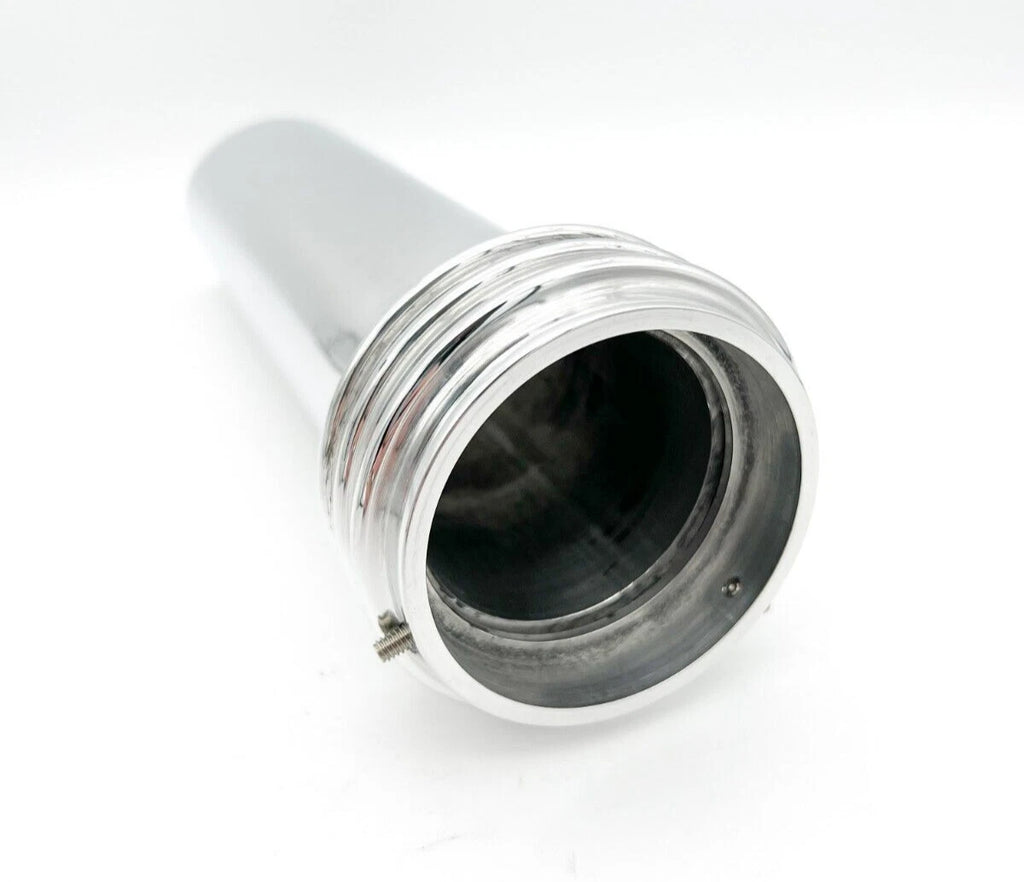 2 Barrel Carburetor Velocity Stack Polished Aluminum for 11 Inch Bug Dome (—)