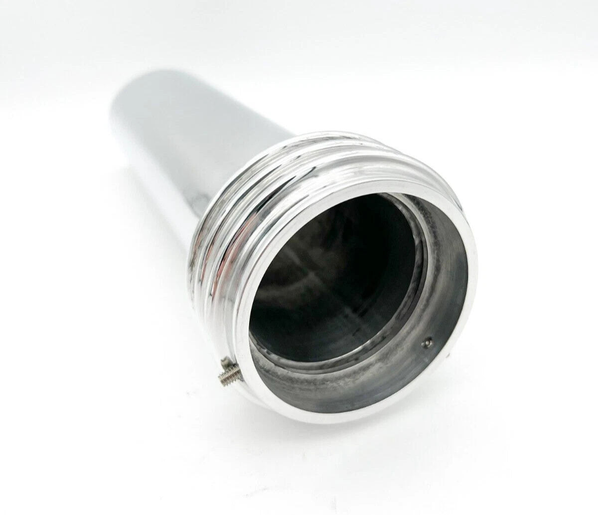 2 Barrel Carburetor Velocity Stack Polished Aluminum for 11 Inch Bug Dome (—)