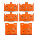 Set of 2 Front Rear Brake Pads for Suzuki GSXR600 (1997–2003) GSXR750 (2000–2003) FA158 FA063