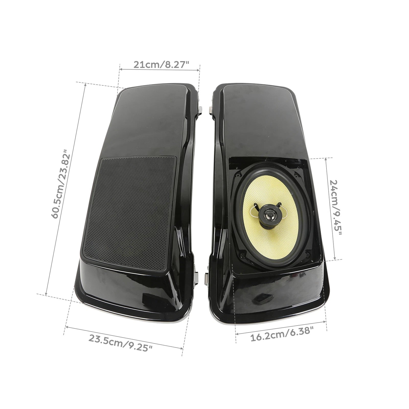 6x9" Hard Saddlebags Lid Speakers for Harley Touring Road Street Glide (1994–2013)