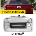 Chrome Tailgate Handle with Bezel Set for Silverado Sierra (2014–2015) GM1915133 H