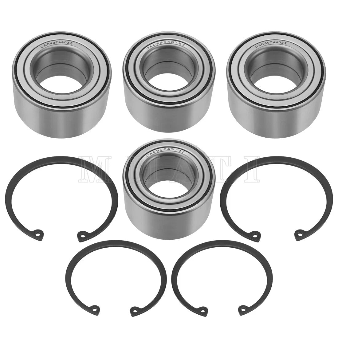 4X Front Rear Wheel Bearings for Polaris (3515087, 3515088, 3585502, 3514635, 3514634)