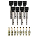 NGK 8 Ignition Coils & Laser Platinum Spark Plugs for Audi RS4 (2006–2012)