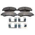 Set of 4 TRW Pro Front Metallic Brake Pads for Escalade Avalanche Suburban Yukon (2002–2014)