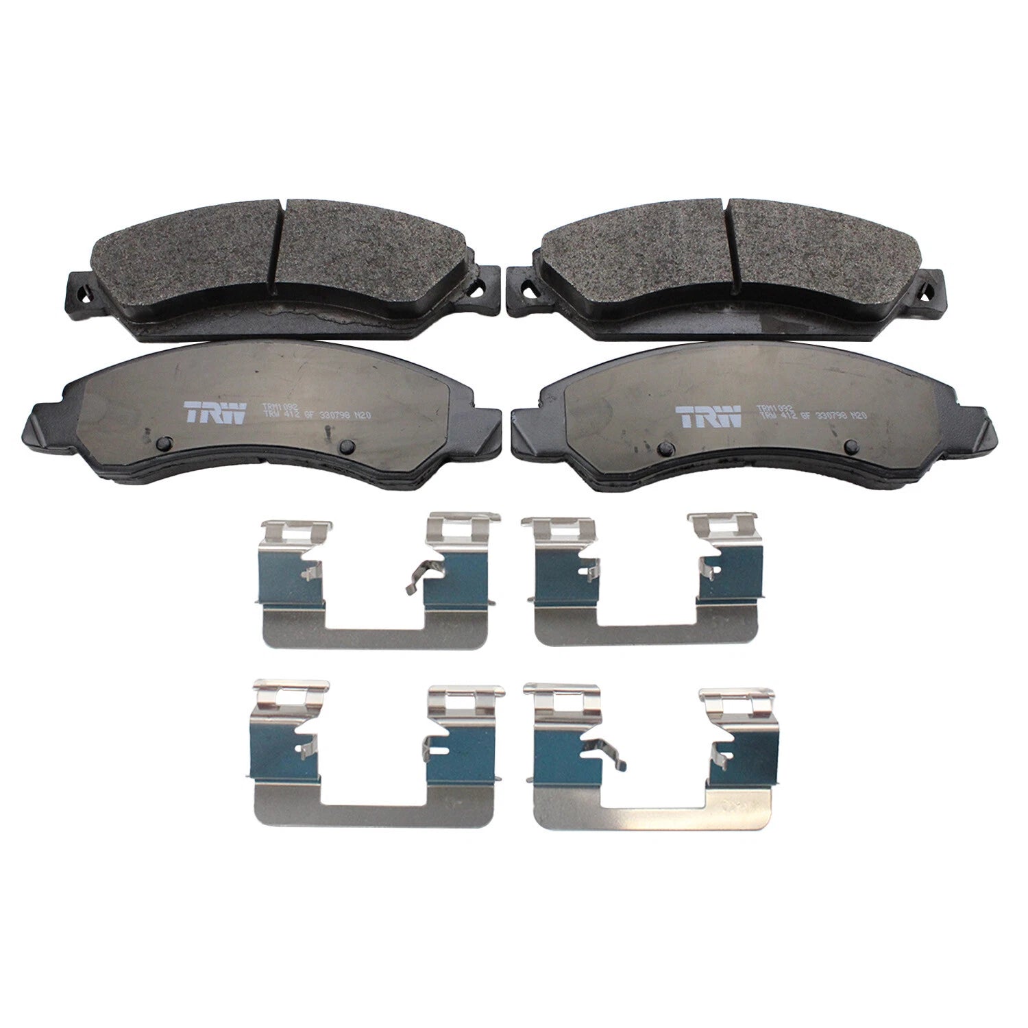 Set of 4 TRW Pro Front Metallic Brake Pads for Escalade Avalanche Suburban Yukon (2002–2014)
