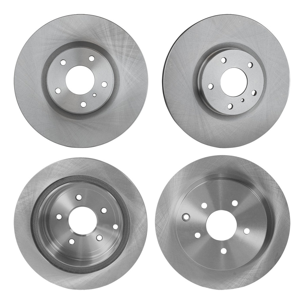 Set of 4 Brake Disc Rotors for Infiniti Q70 Q70L QX70 Nissan Murano M56 M35h