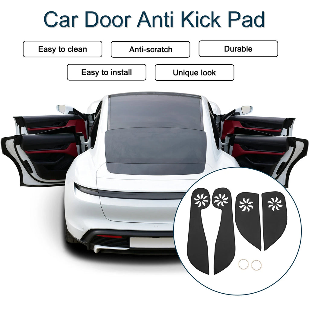 Set of 1 Car Door Anti Kick Pad Sticker Protector for Honda Fit (2000–2008)
